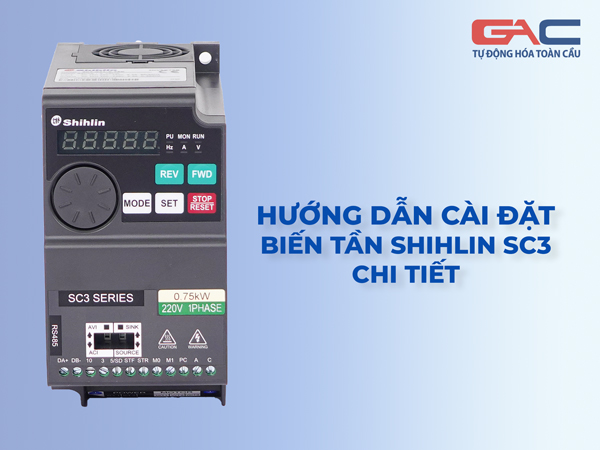 Cài đặt biến tần Shihlin đầy đủ