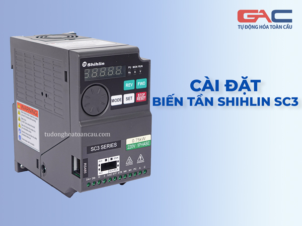 cài đặt biến tần Shihlin SC3