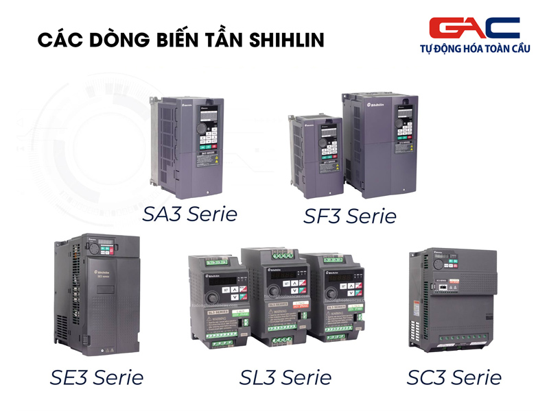 Các dòng biến tần Shihlin phổ biến