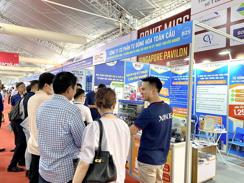 Những hình ảnh tại triển Lãm Công Nghiệp & Sản Xuất Việt Nam – VIMF 2023 của Tự Động Hóa Toàn Cầu
