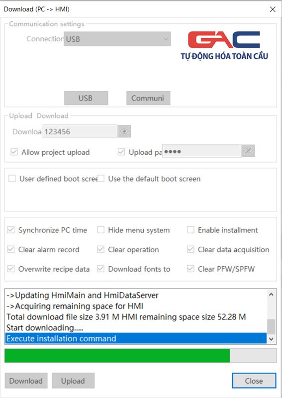 Download chương trình Hmi Xinje