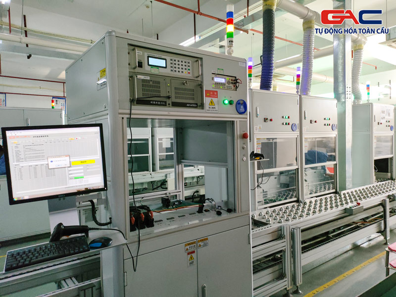 Dây chuyền kiểm soát chất lượng biến tần Kaman