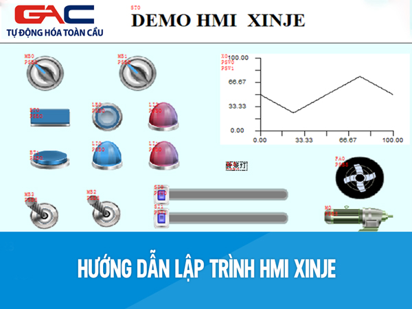 Hướng dẫn lập trình HMI Xinje