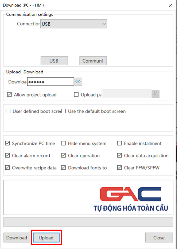 Trong cửa sổ hiện ra các bạn chọn vào “Upload” và chọn thư mục lưu file