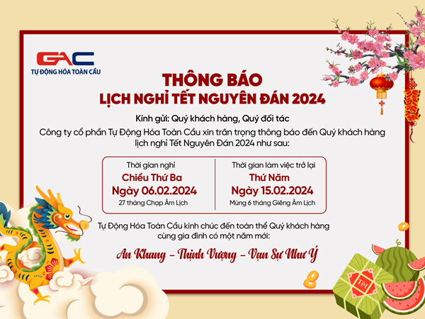 Thông báo lịch nghỉ Tết Nguyên Đán 2024