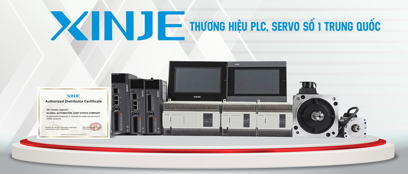 Trải nghiệm thiết bị điện, tự động hóa Xinje: PLC, HMI, Servo, động cơ bước Xinje